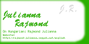 julianna rajmond business card